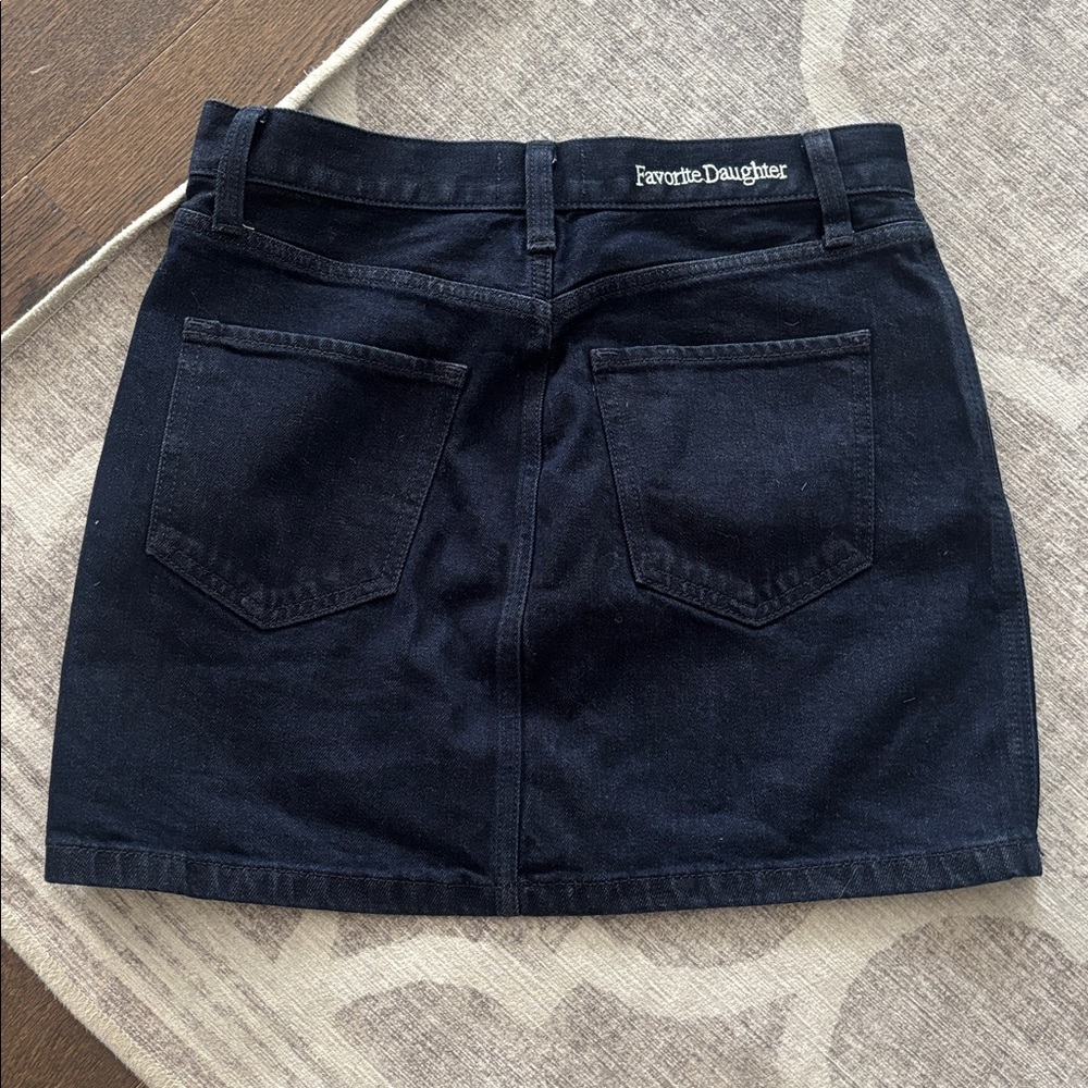 Favorite Daughter The Otto Denim Mini Skirt 27 - Picture 3 of 6